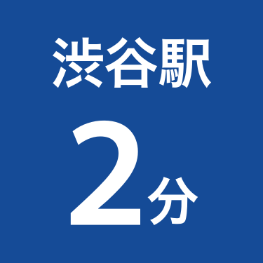 渋谷駅から徒歩2分