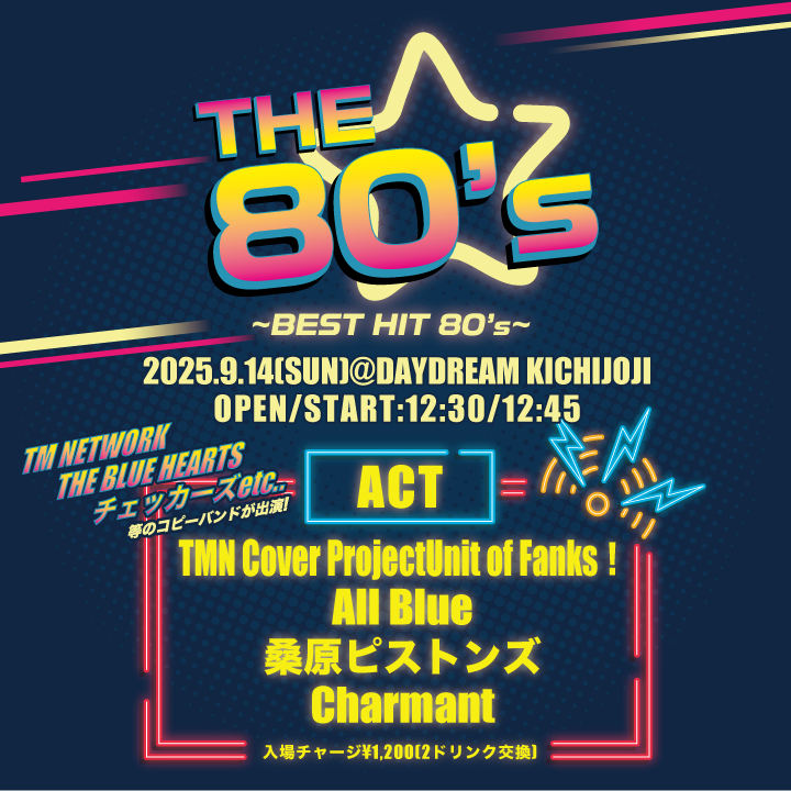 コピーイベント「The80's」