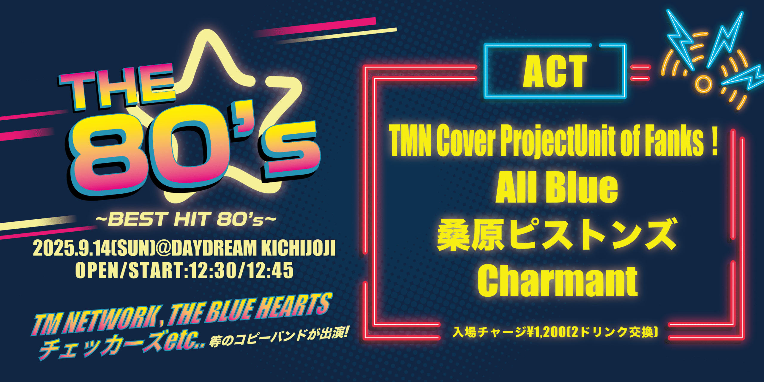 コピーイベント「THE 80's」